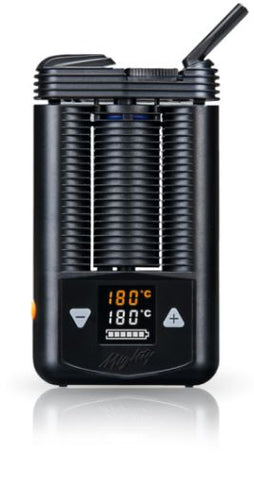 The Mighty Vaporizer features a tactical, ribbed look designed in Germany.