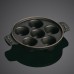 Staub Round Cast Iron Escargot Dish with 6 holes SAB1205