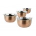 Imperial Home 4 Piece Stainless Steel Mixing Bowl Set IXVD1088