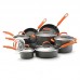 Rachael Ray Hard Anodized Nonstick 14 Piece Cookware Set RRY1393