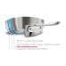 All-Clad D3 6 Qt. Saute Pan with Lid AAC1439