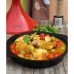 Chasseur 3.7 Qt. Cast Iron Round Tagine with a Ceramic Cone Lid CHSR1102