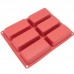 Freshware 6 Cavity Mini Silicone Mold Pan FRWR1023
