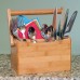 Rebrilliant Bamboo Flatware Caddy with Folding Handle REBR6476